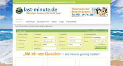 Desktop Screenshot of last-minute.de